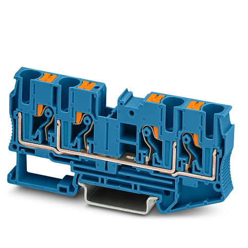Phoenix Contact - PT 6-QUATTRO BU - Feed-through terminal block