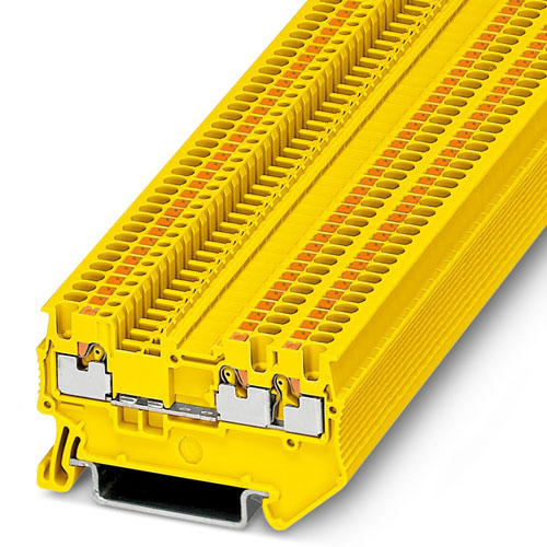 PHOENIX CONTACT -  PT 1,5/S-TWIN YE - Feed-through terminal block