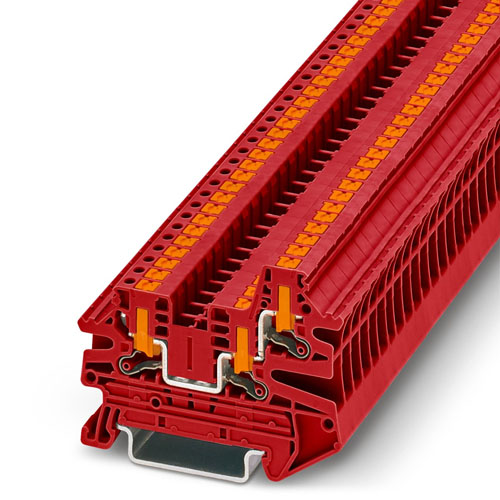 PHOENIX CONTACT -  PTV 2,5-TWIN RD - Feed-through terminal block