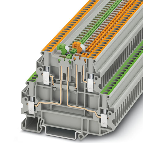PHOENIX CONTACT -  UTT 2,5-2MT-P/P - Knife-disconnect terminal block