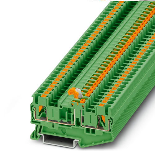 PHOENIX CONTACT -  PT 2,5-MTB GN - Knife-disconnect terminal block