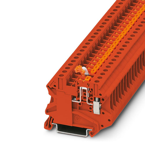 PHOENIX CONTACT -  UT 4-MT RD - Knife-disconnect terminal block