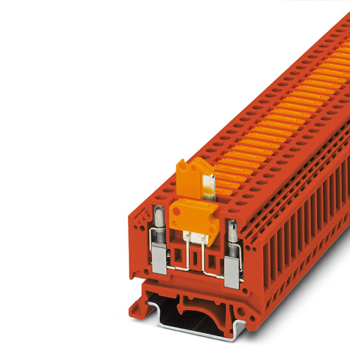 PHOENIX CONTACT -  MTK-P/P RD - Knife-disconnect terminal block