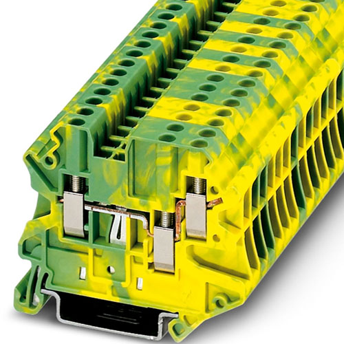 PHOENIX CONTACT - UT 2,5-TWIN-PE - Ground terminal