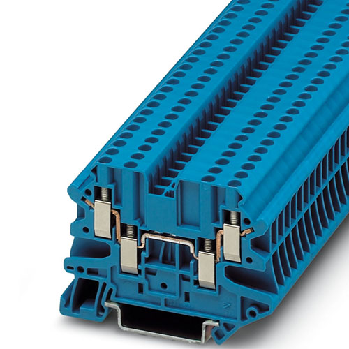 Phoenix Contact - UT 2,5-QUATTRO BU - Feed-through terminal block