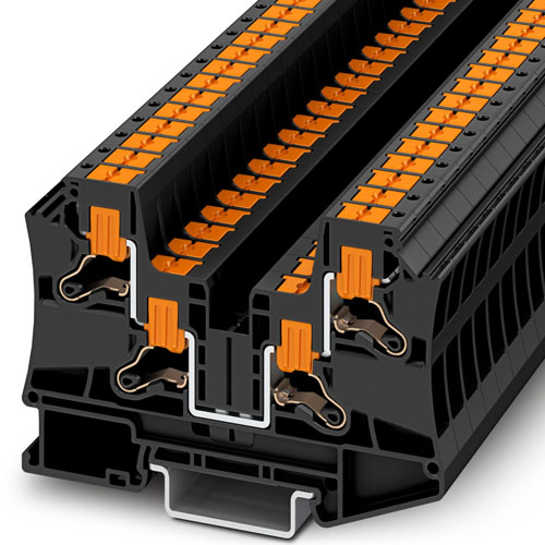 PHOENIX CONTACT - PTV 6-QUATTRO BK - Feed-through terminal block