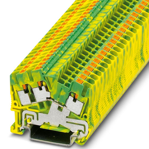 PHOENIX CONTACT -  PTS 2,5-TWIN-PE - Ground terminal