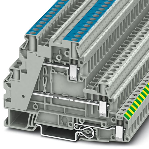 PHOENIX CONTACT -  UT 4-PE/L/N - Multi-level terminal block