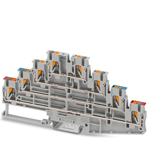 PHOENIX CONTACT -  PT 2,5-L RD/L BU/L/L - Multi-level terminal block