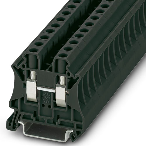 PHOENIX CONTACT -  UT 6 BK - Feed-through terminal block