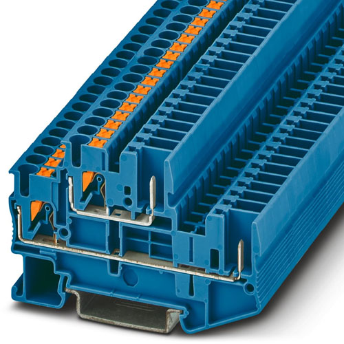 PHOENIX CONTACT -  PTTB 2,5/2P BU - Double-level terminal block