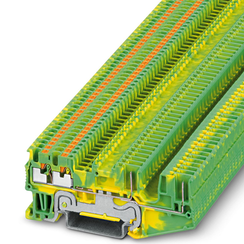 PHOENIX CONTACT -  PT 1,5/S-QUATTRO/2P-PE - Ground terminal