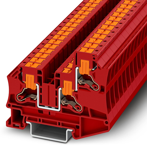 PHOENIX CONTACT -  PTV 6-TWIN RD - Feed-through terminal block