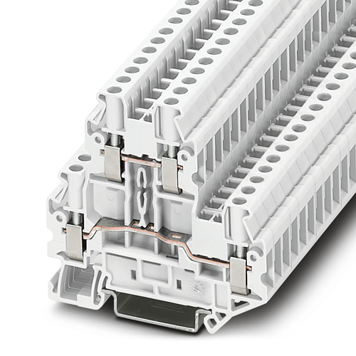 PHOENIX CONTACT -  UTTB 4 WH - Double-level terminal block