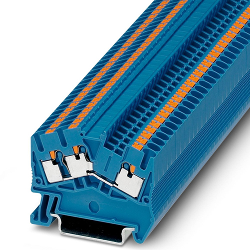 PHOENIX CONTACT -  PTS 2,5-TWIN BU - Feed-through terminal block
