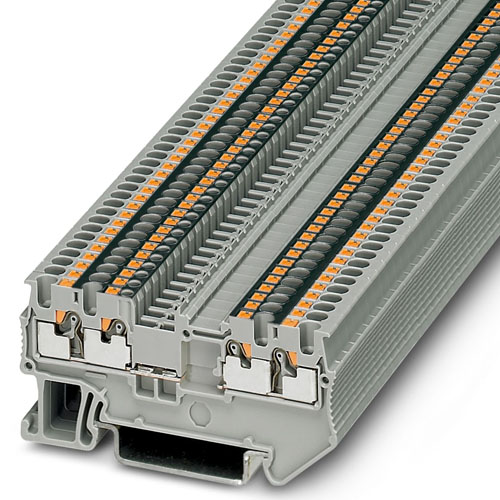 PHOENIX CONTACT -  PT 1,5/S-QUATTRO-U - Feed-through terminal block
