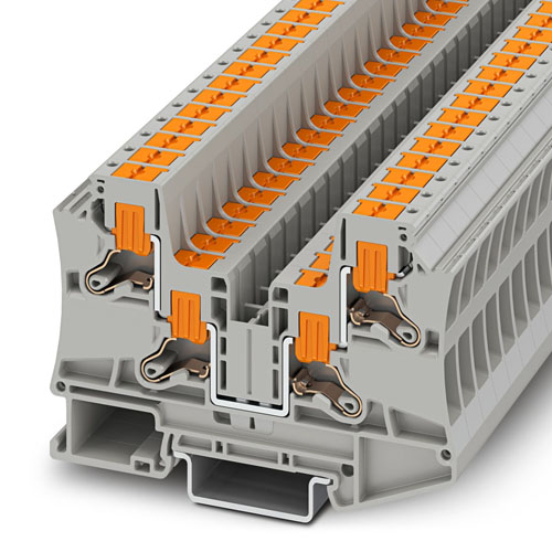PHOENIX CONTACT -  PTV 6-QUATTRO - Feed-through terminal block