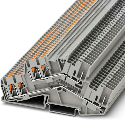 PHOENIX CONTACT -  PTTBS 2,5-TWIN/2P - Double-level terminal block