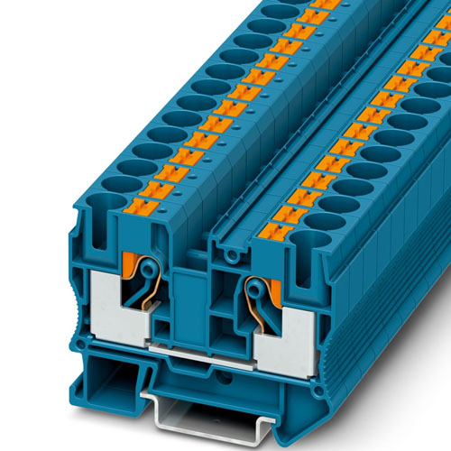 PHOENIX CONTACT -  PT 10 BU - Feed-through terminal block
