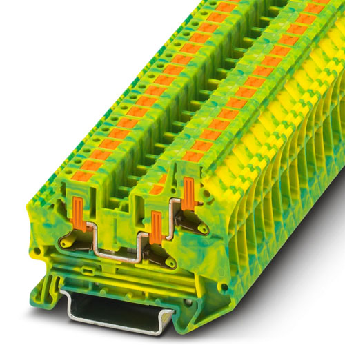 PHOENIX CONTACT -  PTV 6-TWIN-PE - Ground terminal