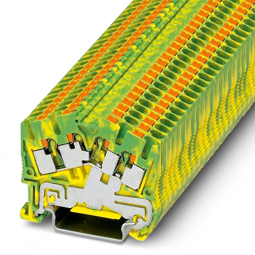 PHOENIX CONTACT - PTS 2,5-QUATTRO-PE - Ground terminal