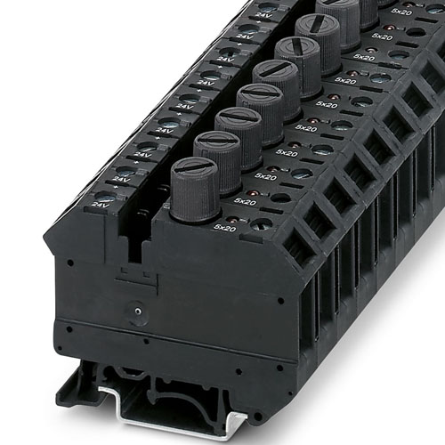 PHOENIX CONTACT - UK 10-DREHSILED 24 (5X20) - Fuse modular terminal block