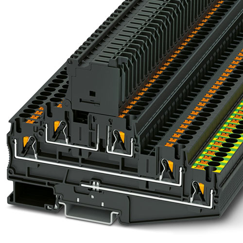 PHOENIX CONTACT - PT 4-PE/L/HESILED 24 (5X20) - Fuse modular terminal block
