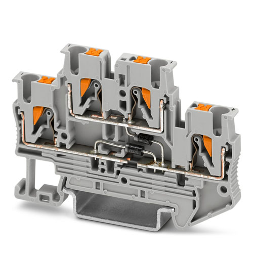 PHOENIX CONTACT - PTTB 2,5-2DIO/UR-O/UR-UL - Component terminal block
