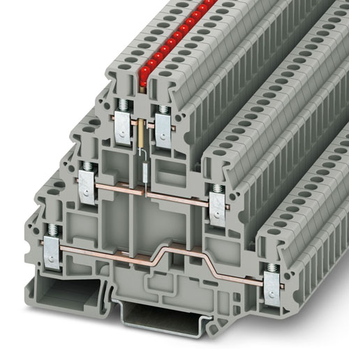 PHOENIX CONTACT - UT 2,5-3L-LA24RD/O-M - Component terminal block