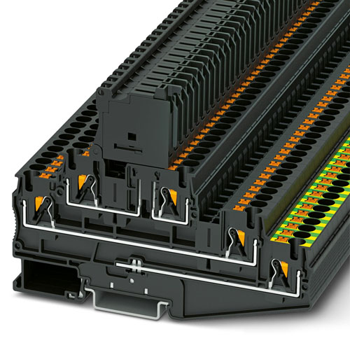 PHOENIX CONTACT - PT 4-PE/L/HESILED 60 (5X20) - Fuse modular terminal block