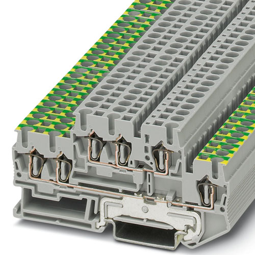 PHOENIX CONTACT - STTB 2,5-TWIN-PE/L - Feed-through terminal block