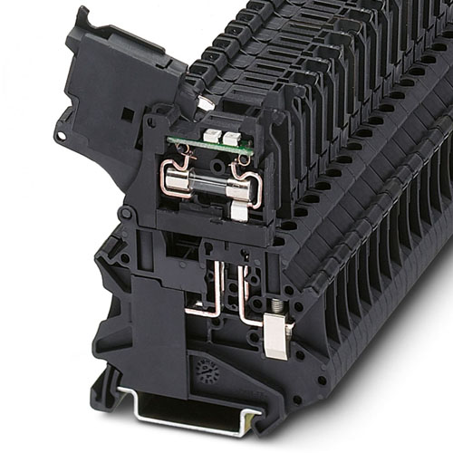 PHOENIX CONTACT - UT 4-HESILED 24 (5X20) 820KOHM - Fuse modular terminal block