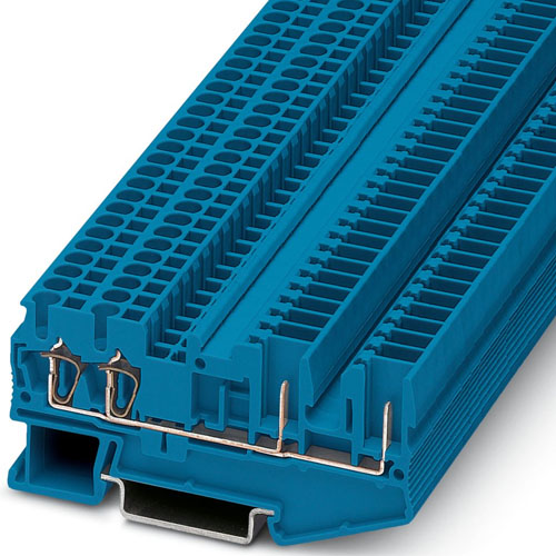 Phoenix Contact - ST 2,5-QUATTRO/2P BU - Feed-through terminal block