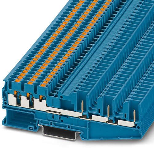 Phoenix Contact - PT 2,5-HEXA/3P BU - Feed-through terminal block