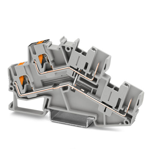 Phoenix Contact - PTTBS 2,5/2P-PV - Double-level terminal block